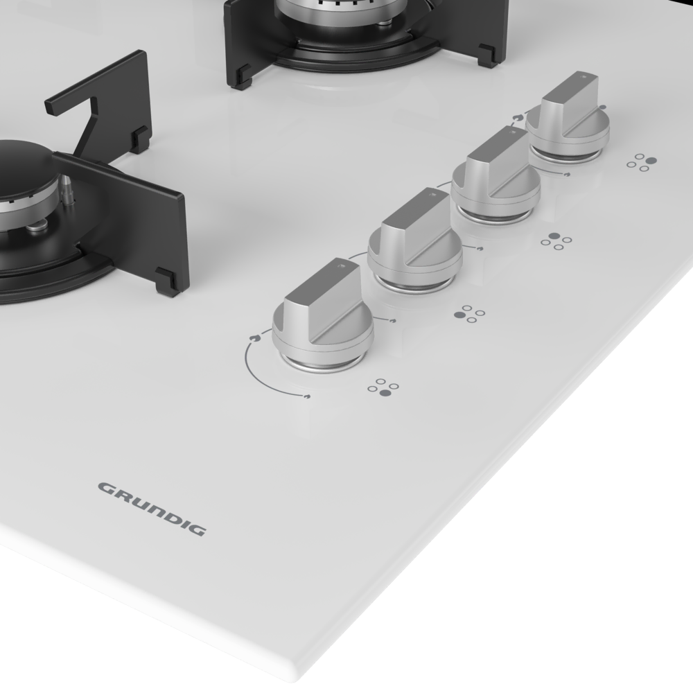 GIGL 622410 W Gazlı Cam Tablalı Ocak