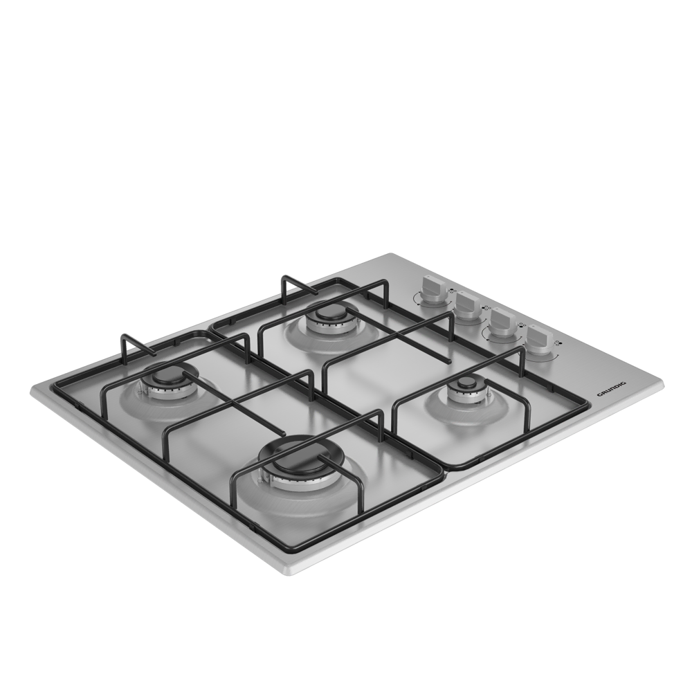 GIGR 612403 X Gazlı Cam Tablalı Ocak