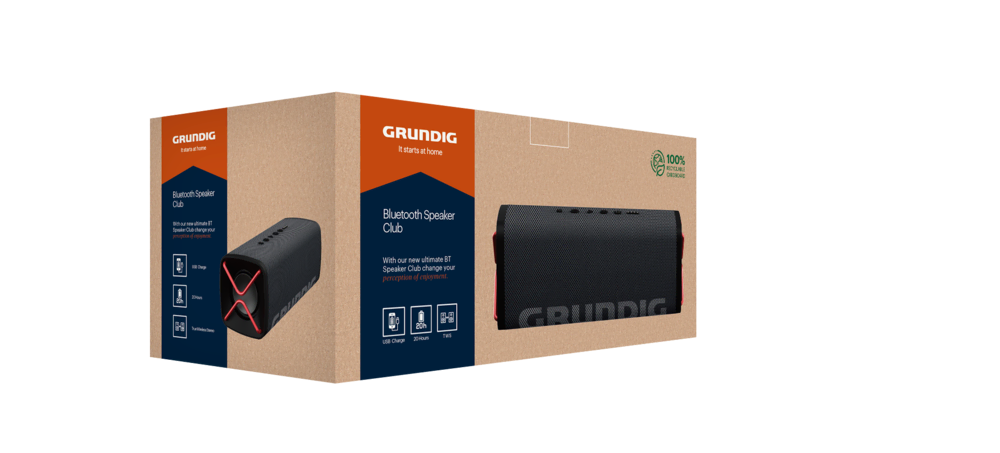 Club BT Hoparlör Siyah Bluetooth Hoparlörler