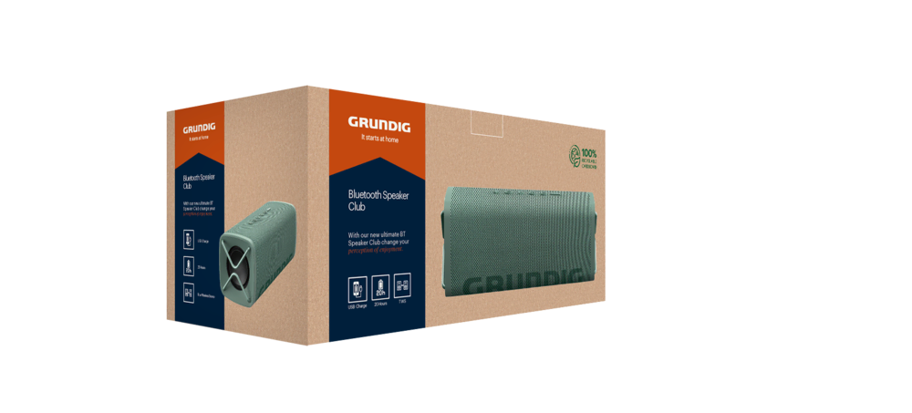 Club BT Hoparlör Yeşil Bluetooth Hoparlörler