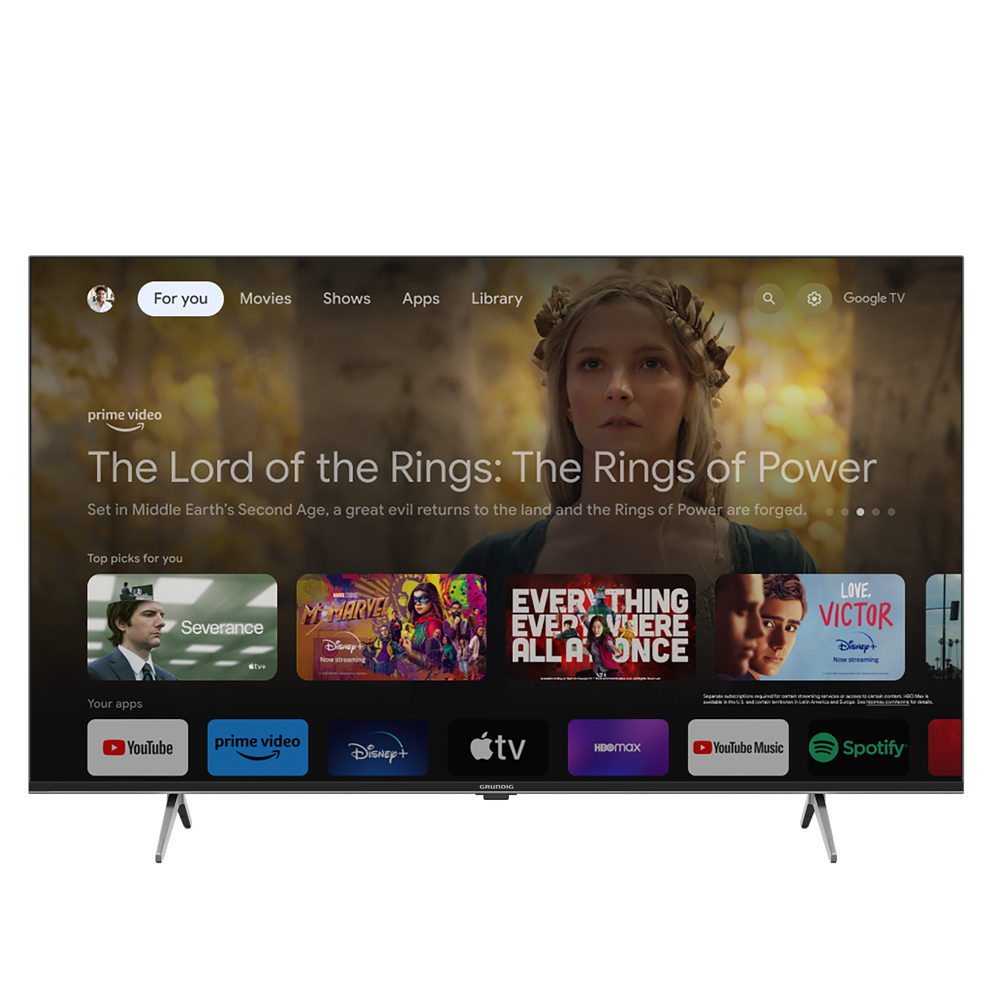 55 GHU 8500 A Google TV